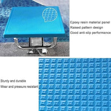 RKUVPAE Heavy Duty Jump Stand Pool Diving Board,304 Stainless Steel Diving Board,15°Inclined Professional Diving Platform,Indoor Outdoor Competition Professional Diving Boards
