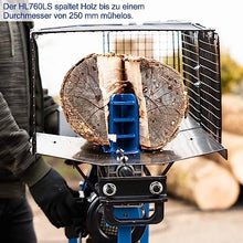 Scheppach Lying Log Splitter HL760LS Firewood Splitter Hydraulic Splitter, Electric 230 V, 2200 W Power, Splitting Force 7 Tonnes, Gap Length 520 mm, Includes Base Frame