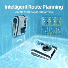 YIPOCKY Pool Vacuum for Inground Pools, Powerful Suction Pool Cleaners for Inground Pools, Cordless Robotic Pool Cleaners with Wall Climbing Function for Above Ground Pool Up to 2050 Sq.ft