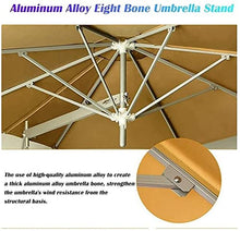 QZQHNYJ Sun Parasol Umbrella Garden Parasol Wall Mounted Cantilever, Aluminium 7ft / 210cm, Folding, Telescopic, Outdoor Recreation Umbrella for Courtyard/Gar