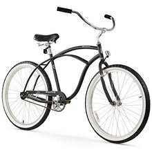 Firmstrong Urban Men's Beach Cruiser Bike Single Speed 26 Inch Matte Black