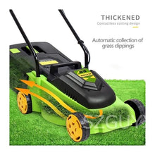 1600W High-Power Commercial Electric Lawn Mower Lawn Machine Small Lawn Mower Multi-Function Hand-Push Weeder for DIY Use