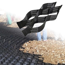 Geo Grid Geogrid Under Gravel Driveway 680 Sq Ft， Foldable Heavy Duty Ground Paver Grids for Erosion Control, Garden Subgrade Work Honeycomb Gravel Grid ( Color : H: 3.9 In , Size : 19.7x36.1ft/6x11m