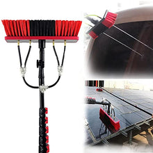 Solar Panels Washing Brush,High-Rise Window Glass Cleaning Brush,with Water Pump/1m Rod Splicing,for Cleaning Solar Panels Photovoltaic Panels Glass,5meters