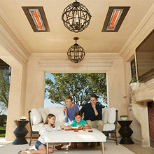Infratech WD-3024 SS Stainless Steel Fixture Dual Element Electric Patio Heater 33" Long, 3000 Watt, 240 Volts, Stainless Steel