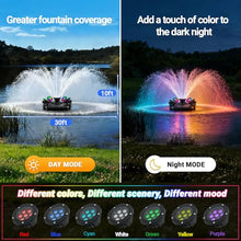 Pond Fountain Aerator with Lights, Large Fountain for Pond Lake Fish Farm