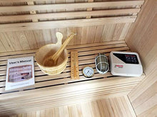 MCP Sauna Canadian Hemlock Wood Traditional Swedish 4 Person Indoor Sauna Spa 72