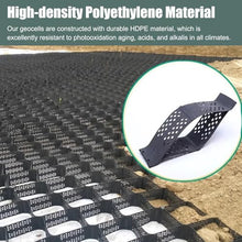 Blazea Paver Path Base Gravel Ground Grid, Walkway Driveway Grids for Gravel, Outside Long Geo Grid Shed Base, Honeycomb Hdpe Garden Edging Grid(6x9M/19.7x29.5FT)