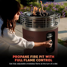 Ninja Fireside360 Fire Pit/Heater, 80,000 BTU, 3 Modes, Rust