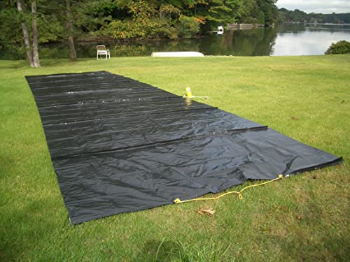 Lake Bottom Blanket Aquatic Weed Control | Chemical-Free Vegetation Inhibitor for Lakes & Ponds | Benthic Barrier | Instant Weed Free Swimming (10.75 feet x 50 feet)