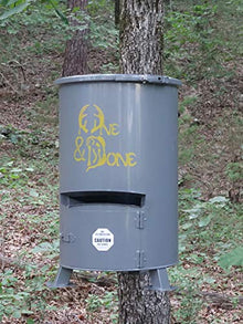 One & Done PRO Game Feeder 30 Gallon Gray