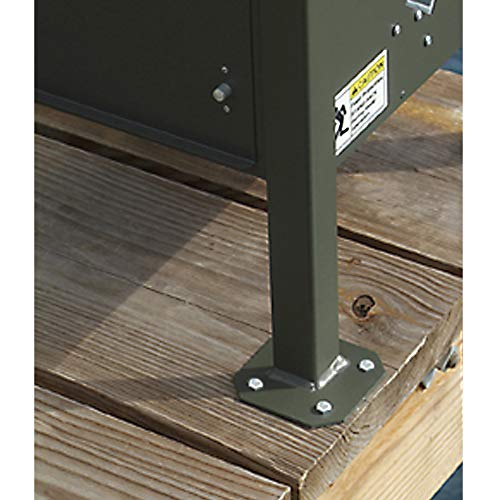 Texas Hunter Products Directional Fish Feeder 175 lb Capacity Hunter Green