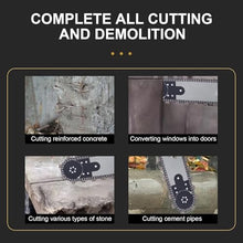 XygZythror Handheld Electric Chainsaw Wall Cutter, Heavy Duty Electric Diamond Concrete Chain Saw, Ideal for Concrete, Steel Bars, Marble, and More