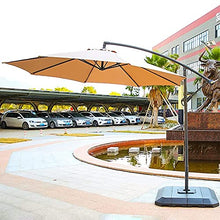 SDdPulse 3 Piece Square Garden Parasol Base Stand Patio Banana Umbrella Base Stand for Cantilever Parasols