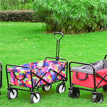 HBJWOV Portable Garden Carts Leisure Camping Wagon Beach Cart Folding Cart with Wheels Outdoor Shopping Carts Camping Fishing Trolley