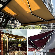 Motorized Retractable Patio Awning - Waterproof Outdoor Shade with Remote Control, Sun Protection for Windows & Doors, 3x1.5m Canopy for Decks & Patios.