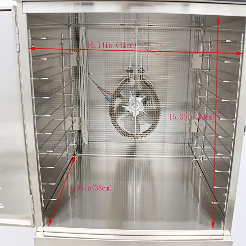 INTBUYING Stainless Steel 30 Layer Food Dehydrator 110V