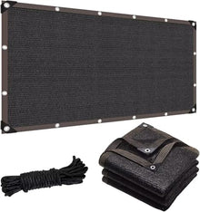 PIPRE 90% Black Shade Cloth, 27x65 FT Resistant Garden Sun Shade Net, Durable Mesh Shade Tarp with Reinforced Grommets for Greenhouse, Plant, Chicken Coop, Pergola, Swimming, Canopy，Patio