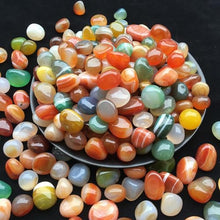 Pebble Building Decoration Stone Ground Construction Wall Decoration Stone Polished Pebbles (Diameter 20-30MM/Mix colors/220lb)