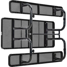 Global Industrial 72" Rectangular Perforated Metal Outdoor Picnic Table, Black