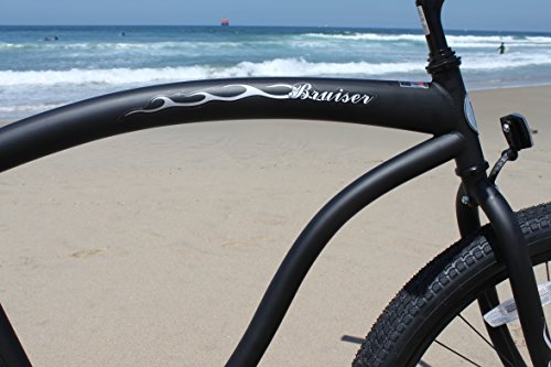 Firmstrong Men's Beach Cruiser Bike 21-Speed 26-Inch Matte Black