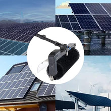 VNATWGOO Electric PV Panel Cleaning Brush 3.5m/5.5m/7.5m, with Extension Pole, Solar Panel Cleaner, Automatic Water Supply Cleaning Brush,7.5M