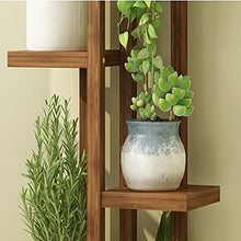 WZWTYSM flower standWooden Plant Holder Flower Pot Holder Container Shelf Plant Accessories Indoor Outdoor Balcony Garden Decoration Plants Flower Shelf Brown
