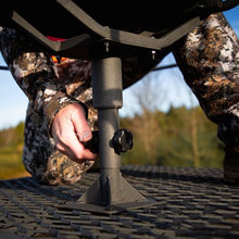 Rivers Edge Treestands 12’ 2-Man Quad Pod Tower Stand Black
