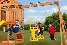 CREATIVE CEDAR DESIGNS Timber Valley Cedar Backyard Playset Blue Accessories