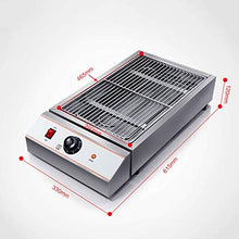 AFPSDLFJDLS Household Smokeless Electric Barbecue Machine Grill Smoke Free Iron Plate Heating