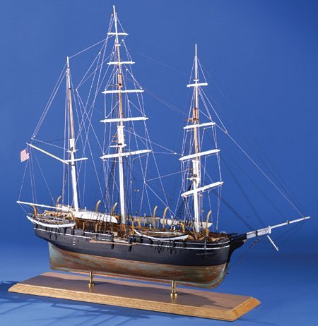Model Expo Model Shipways Charles Morgan Whale Bark 1:64 Scale Wood Ship Kit