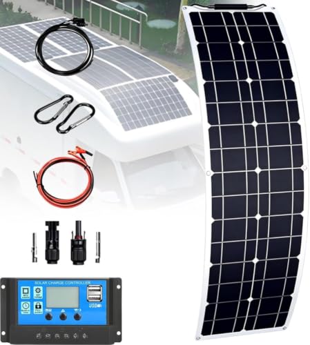 KZZAAO Ultra Light Flexible Solar Panel Bendable 200W
