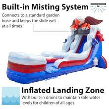 TentandTable 18FT Commercial Inflatable Water Slide & Blower, Bald Eagle