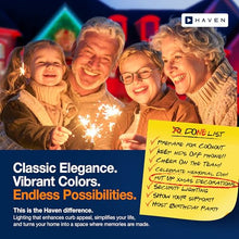 Haven Lighting 9 Series Landscape Lighting Kit - Professional-Grade App Controlled Smart Lights with WiFi - Color Changing Exterior House Lighting, 8-Up LED Lights