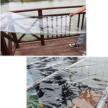 GDMING PVC Transparent Tarpaulin, Heavy Duty Waterproof Outdoor Multi-Purpose Weatherproof Cover for Flower Plants Winter Anti-Aging Greenhouse Film, 62 Sizes (Color : Clear, Size : 2.4x10m)