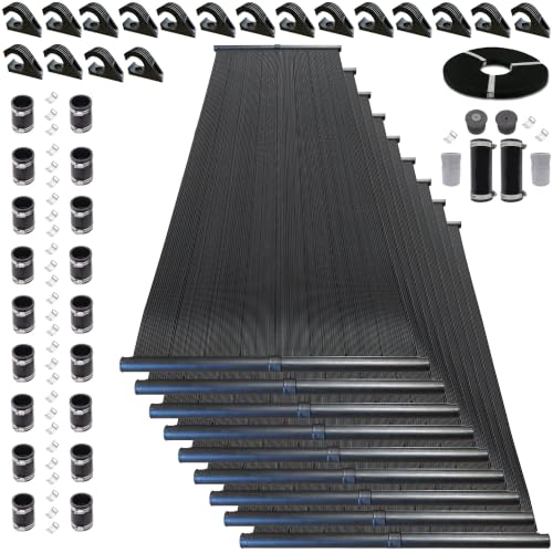 Highest Performing Design - DIY Solar Pool Heater Kit - 15-20 Year Life Expectancy (9-4x12 / 1.5" I.D. Header)