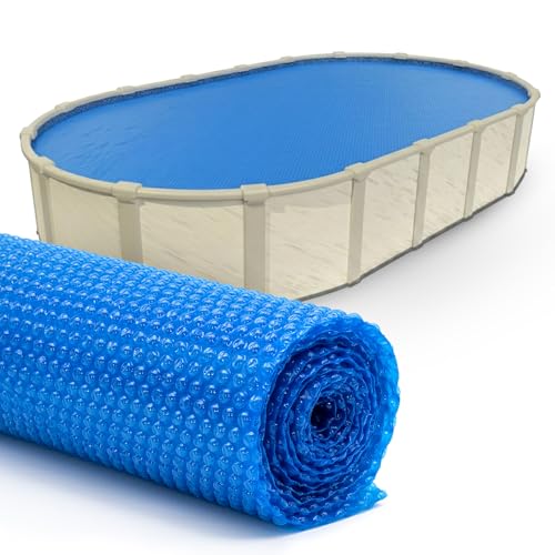 Sun2Solar Blue 21 ft x 41 ft Oval Pool Solar Cover | 16 Mil