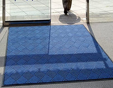 American Floor Mats Waterhog Premier Fashion Entrance Mat 4' x 27' Indigo
