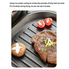 YYDS Hot Pot Separable Electric Hot Pot Barbecue Integrated Multifunctional Barbecue Plate Non-Stick Barbecue Grill Electric Grill (Color : Round Pot)
