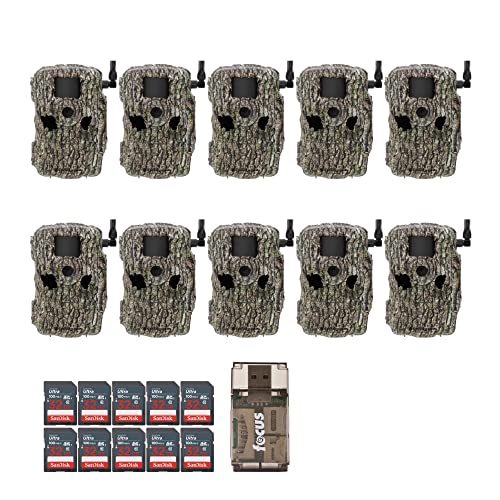 Stealth Cam Fusion X-Pro 36MP Dual Carrier Hunting Trail Camera Treebark Camo Bundle with 32GB SD Card