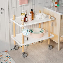 NRFJFOP Moving Sofa Edge Bed Tea Table Small Bedside Contracted Mini Solid Wood A Few Corners