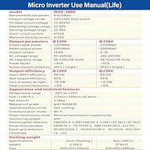 Solar Micro Inverter, MPPT Grid Tie Pure Sine Wave