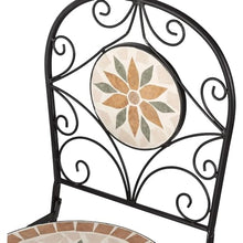 DUYHBAWRS Indoor/Outdoor 3-Piece Bistro Set Folding Table and Chairs Patio Seating