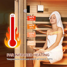 SunSwell Wood Infrared Sauna, 1 Person Traditional Home Sauna