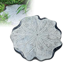 33.5in Lotus Leaf Decorative Manhole Cover, 22046lbs Heavy Duty Carbon Steel Fiber Stepping Stone for Outdoor Driveway, Yard, Patio