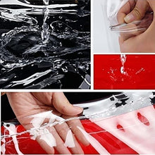 Outdoor Sheer Curtain for Patio Waterproof Clear Tarp Panel Windproof Curtains with Rustproof Grommets Vinyl Curtain for Porch Gazebo Pergola (Color : Red Size : 4.8x2.5m/15.74x8.20ft) (Red 1.5x2m/4