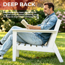 Costaelm Portsmouth Outdoor Patio HDPE Deep Seating Loveseat sectional, White