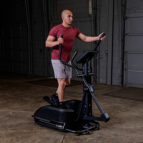 Body-Solid (E300) Elliptical Trainer Machine Grey, Black