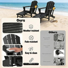 Seeheool Outdoor Folding Fire Pit Chair,Adirondack Chair Set of 2,Outdoor Fire Pit Chair