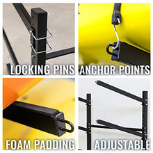 Teal Triangle Freestanding Standup Paddle Board and Surfboard Rack Black